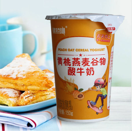 黃桃燕麥果物酸牛奶（射陽）